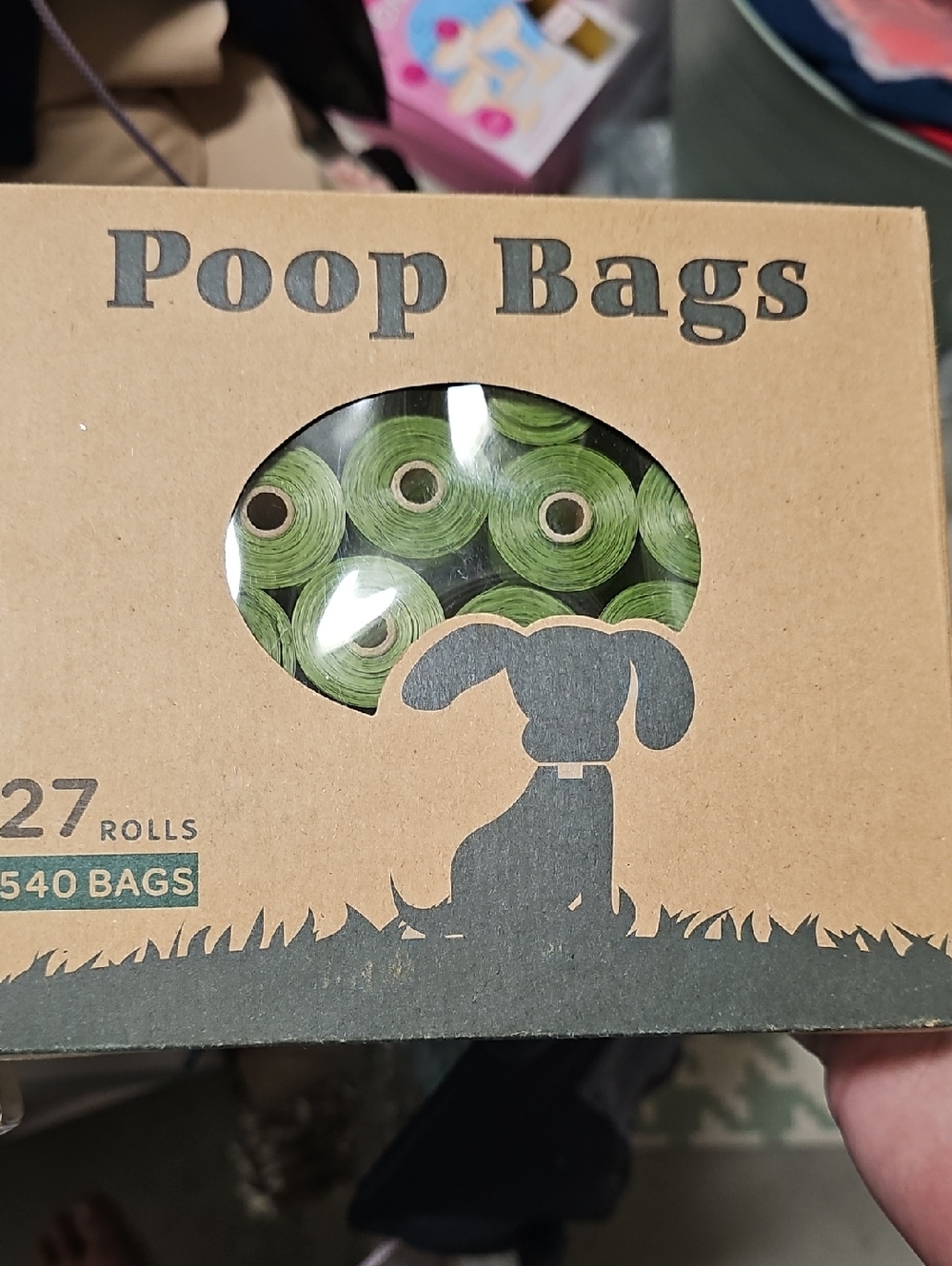 Nwt 570 Biodegradable Dog Poop Bags And Holdwe - Green